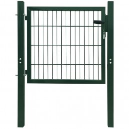 Acquista Cancello per Recinzione in Acciaio Verde 105x150 cm con riferimento GHV-142028 della ditta GARDENHOME