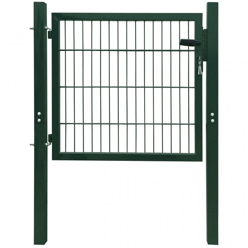 Acquista Cancello per Recinzione in Acciaio Verde 105x150 cm con riferimento GHV-142028 della ditta GARDENHOME