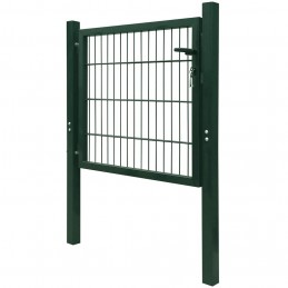 Acquista Cancello per Recinzione in Acciaio Verde 105x150 cm con riferimento GHV-142028 della ditta GARDENHOME