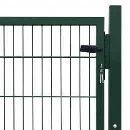 Acquista Cancello per Recinzione in Acciaio Verde 105x150 cm con riferimento GHV-142028 della ditta GARDENHOME