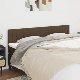 Acquista Testiera 2 pz Marrone Scuro 100x5x78/88 cm in Tessuto con riferimento GHV-346287 della ditta GARDENHOME