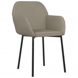 Acquista Sedie da Pranzo 2 pz Grigio Chiaro in Velluto con riferimento GHV-344701 della ditta GARDENHOME
