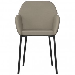 Acquista Sedie da Pranzo 2 pz Grigio Chiaro in Velluto con riferimento GHV-344701 della ditta GARDENHOME