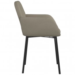 Acquista Sedie da Pranzo 2 pz Grigio Chiaro in Velluto con riferimento GHV-344701 della ditta GARDENHOME