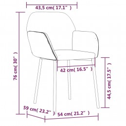 Acquista Sedie da Pranzo 2 pz Grigio Chiaro in Velluto con riferimento GHV-344701 della ditta GARDENHOME