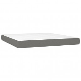 Acquista Letto a Molle Materasso e LED Grigio Scuro 160x200cm in Tessuto con riferimento GHV-3139126 della ditta GARDENHOME