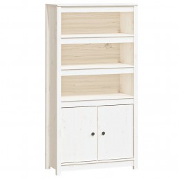 Acquista Credenza Bianca 80x35x154 cm in Legno Massello di Pino con riferimento GHV-823520 della ditta GARDENHOME