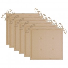Acquista Sedie da Pranzo da Esterni con Cuscini 6 pz Massello di Acacia con riferimento GHV-3078350 della ditta GARDENHOME