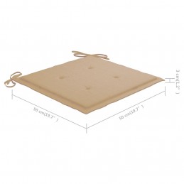 Acquista Sedie da Pranzo da Esterni con Cuscini 6 pz Massello di Acacia con riferimento GHV-3078350 della ditta GARDENHOME