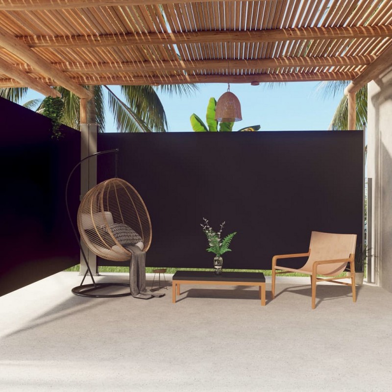Acquista Tenda da Sole Laterale Retrattile Nera 200x600 cm con riferimento GHV-318006 della ditta GARDENHOME