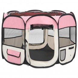 Acquista Box per Cani Pieghevole con Borsa Trasporto Rosa 90x90x58 cm con riferimento GHV-171009 della ditta GARDENHOME