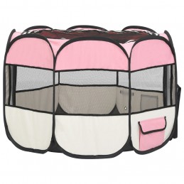 Acquista Box per Cani Pieghevole con Borsa Trasporto Rosa 90x90x58 cm con riferimento GHV-171009 della ditta GARDENHOME