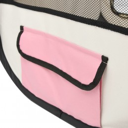 Acquista Box per Cani Pieghevole con Borsa Trasporto Rosa 90x90x58 cm con riferimento GHV-171009 della ditta GARDENHOME