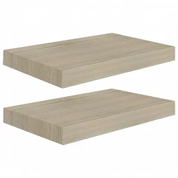 Acquista Scaffali a Parete 2 pz Rovere 40x23x3,8 cm in MDF con riferimento GHV-323869 della ditta GARDENHOME