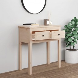 Acquista Tavolo Consolle 70x35x75 cm in Legno Massello di Pino con riferimento GHV-814609 della ditta GARDENHOME