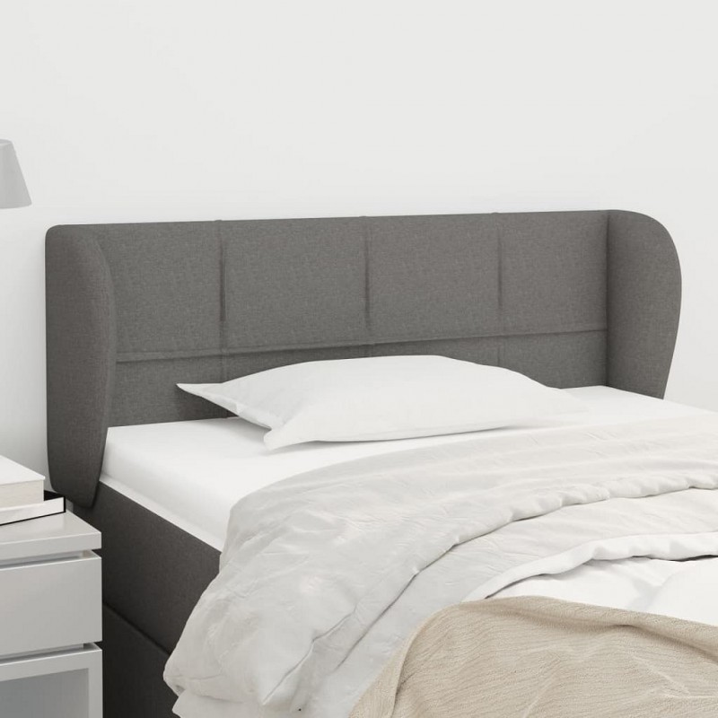 Acquista Testiera ad Orecchio Grigio Scuro 103x23x78/88 cm in Tessuto con riferimento GHV-3117135 della ditta GARDENHOME