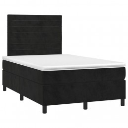 Acquista Giroletto a Molle con Materasso Nero 120x200 cm in Velluto con riferimento GHV-3143075 della ditta GARDENHOME