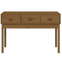 Acquista Tavolo Consolle Miele 114x40x75 cm in Legno Massello di Pino con riferimento GHV-821757 della ditta GARDENHOME