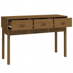 Acquista Tavolo Consolle Miele 114x40x75 cm in Legno Massello di Pino con riferimento GHV-821757 della ditta GARDENHOME