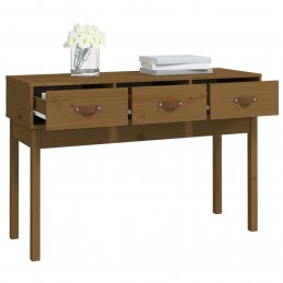 Acquista Tavolo Consolle Miele 114x40x75 cm in Legno Massello di Pino con riferimento GHV-821757 della ditta GARDENHOME