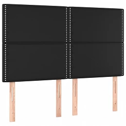 Acquista Testiere 4 pz Nere 72x5x78/88 cm in Similpelle con riferimento GHV-3116282 della ditta GARDENHOME
