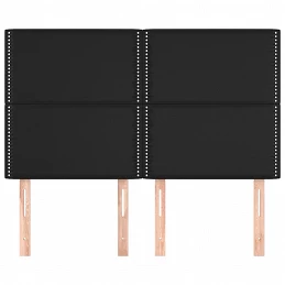 Acquista Testiere 4 pz Nere 72x5x78/88 cm in Similpelle con riferimento GHV-3116282 della ditta GARDENHOME