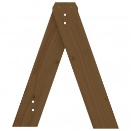 Acquista Sgabelli 2 pz Miele 40x40x45 cm in Legno Massello di Pino con riferimento GHV-823662 della ditta GARDENHOME