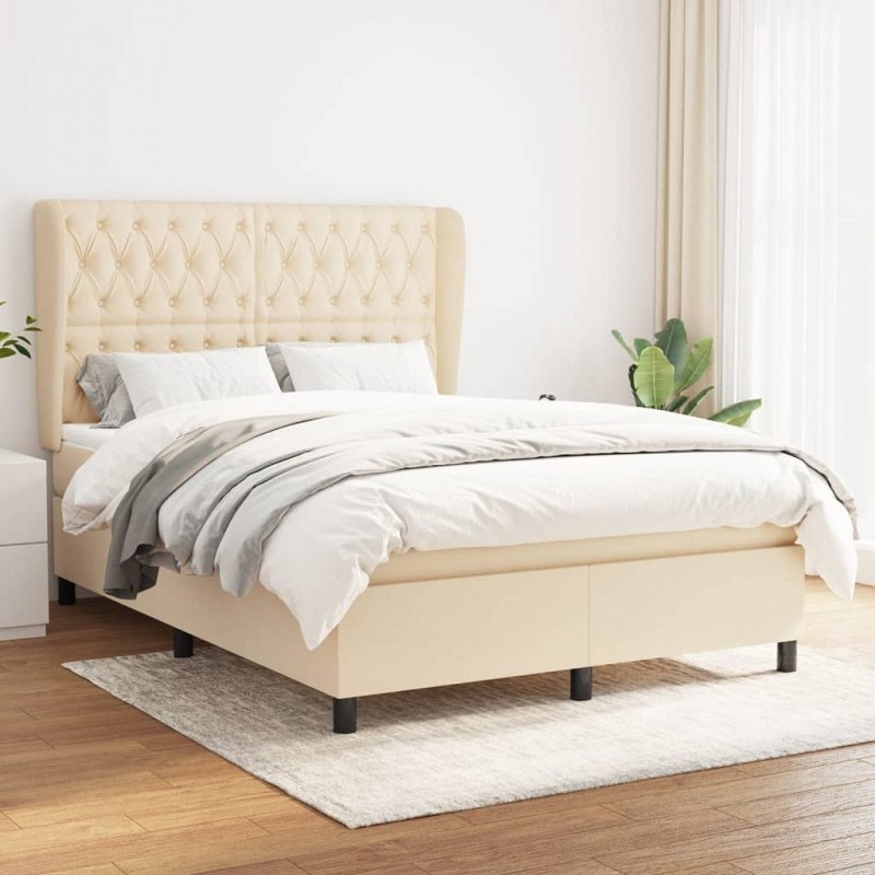 Acquista Giroletto a Molle con Materasso Crema 140x200 cm in Tessuto con riferimento GHV-3128210 della ditta GARDENHOME