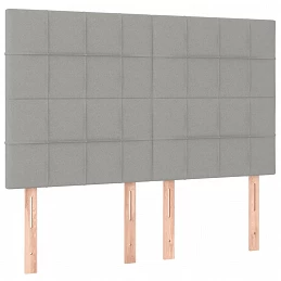 Acquista Testiera a LED Grigio Chiaro 144x5x118/128 cm in Tessuto con riferimento GHV-3122422 della ditta GARDENHOME