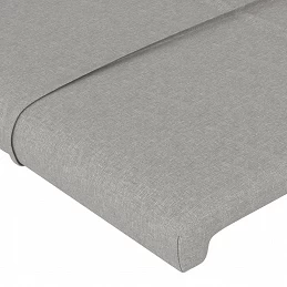 Acquista Testiera a LED Grigio Chiaro 144x5x118/128 cm in Tessuto con riferimento GHV-3122422 della ditta GARDENHOME