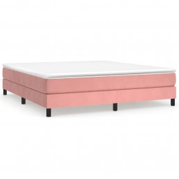 Acquista Giroletto a Molle Rosa 160x200 cm in Velluto con riferimento GHV-3120783 della ditta GARDENHOME