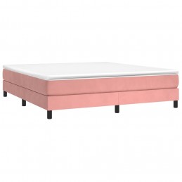 Acquista Giroletto a Molle Rosa 160x200 cm in Velluto con riferimento GHV-3120783 della ditta GARDENHOME