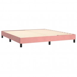 Acquista Giroletto a Molle Rosa 160x200 cm in Velluto con riferimento GHV-3120783 della ditta GARDENHOME