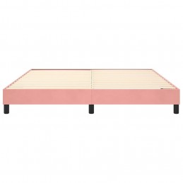 Acquista Giroletto a Molle Rosa 160x200 cm in Velluto con riferimento GHV-3120783 della ditta GARDENHOME
