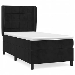 Acquista Giroletto a Molle con Materasso Nero 90x190 cm in Velluto con riferimento GHV-3129185 della ditta GARDENHOME