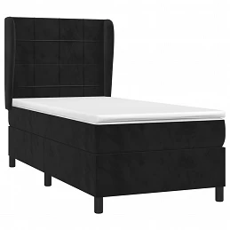 Acquista Giroletto a Molle con Materasso Nero 90x190 cm in Velluto con riferimento GHV-3129185 della ditta GARDENHOME