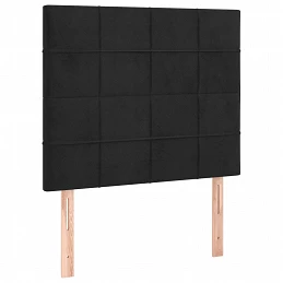 Acquista Giroletto a Molle con Materasso Nero 90x190 cm in Velluto con riferimento GHV-3129185 della ditta GARDENHOME