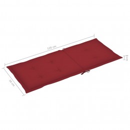 Acquista Sedie da Giardino Pieghevoli 3 pz con Cuscini Acacia Massello con riferimento GHV-3064098 della ditta GARDENHOME