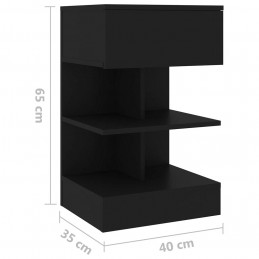 Acquista Comodini 2 pz Neri 40x35x65 cm con riferimento GHV-808651 della ditta GARDENHOME