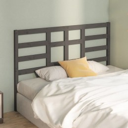 Acquista Testiera Letto Grigia 166x4x104cm in Legno Massello di Pino con riferimento GHV-818152 della ditta GARDENHOME