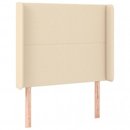 Acquista Testiera ad Orecchio Crema 103x16x118/128 cm in Tessuto con riferimento GHV-3119295 della ditta GARDENHOME