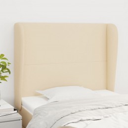 Acquista Testiera ad Orecchio Crema 103x23x118/128 cm in Tessuto con riferimento GHV-3117671 della ditta GARDENHOME