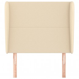 Acquista Testiera ad Orecchio Crema 103x23x118/128 cm in Tessuto con riferimento GHV-3117671 della ditta GARDENHOME