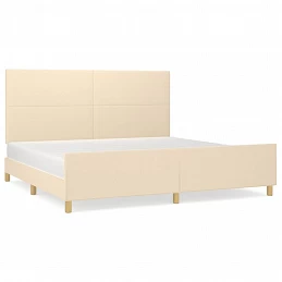 Acquista Giroletto con Testiera Crema 200x200 cm in Tessuto con riferimento GHV-3124924 della ditta GARDENHOME