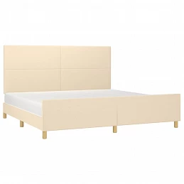 Acquista Giroletto con Testiera Crema 200x200 cm in Tessuto con riferimento GHV-3124924 della ditta GARDENHOME