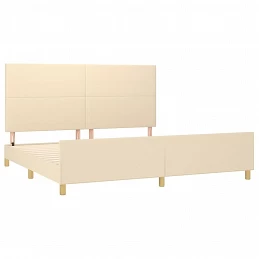 Acquista Giroletto con Testiera Crema 200x200 cm in Tessuto con riferimento GHV-3124924 della ditta GARDENHOME