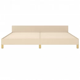 Acquista Giroletto con Testiera Crema 200x200 cm in Tessuto con riferimento GHV-3124924 della ditta GARDENHOME