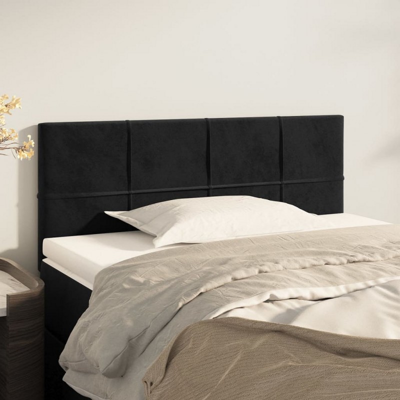 Acquista Testiera Nera 100x5x78/88 cm in Velluto con riferimento GHV-346042 della ditta GARDENHOME